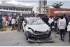 మేడ్చల్‌లో బెలెనో కారు బోల్తా ...