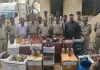 40 లక్షల విదేశీ మద్యం పట్టివేత... 