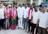 మహా పాదయాత్రలో మనోహరబాద్ నాయకులు ....
