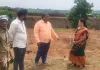 కోట మరమ్మతు పనులను పరిశీలించిన తహసీల్దార్ మాలతి....
