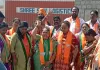కాంగ్రెస్ ఎంపీ బిమోల్ అకోయిజమ్ చిత్రపటం దహనం...