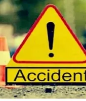 రోడ్డు ప్రమాదంలో ఓ వ్యక్తి 