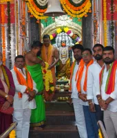 దేవాలయ వార్షికోత్సవంలో పాల్గొన్న ఎమ్మెల్యే జిఎంఆర్...