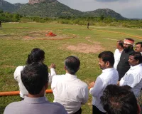 ఎస్ఎల్బీసీ టన్నెల్ పనులు, హెలిబోర్న్ ఏరియల్ సర్వేను పరిశీలించిన సీఎం రేవంత్