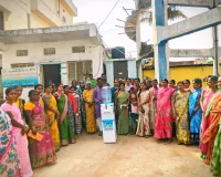 శ్రీ శక్తి భవనానికి వాటర్ కూలర్ విరాళం