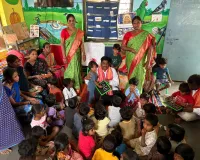 అంగన్వాడీ ఆధ్వర్యంలో గర్భిణీ స్త్రిలకు శ్రీమంతం 