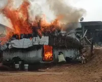 పూరి గుడిసె దగ్ధం    