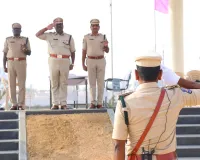 పరేడ్ రిహార్సల్స్ పరిశీలించిన అదనపు ఎస్పీ....