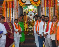 దేవాలయ వార్షికోత్సవంలో పాల్గొన్న ఎమ్మెల్యే జిఎంఆర్...