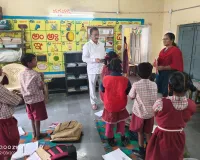 దౌల్తాబాద్ పాఠశాలల్లో డీఈఓ ఆకస్మిక తనిఖీలు...