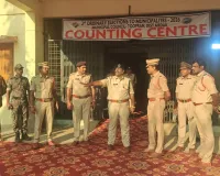 తూప్రాన్ మున్సిపల్ ఎన్నికల కౌంటింగ్ సెంటర్ వద్ద భారీ బందోబస్తు ....