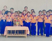 సరస్వతీ శిశుమందిర్ లో ఘనంగా ఛత్రపతి శివాజీ మహరాజ్ జయంతి వేడుకలు...