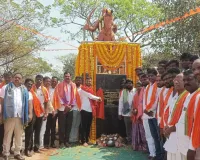 కిష్టాపూర్ లో ఛత్రపతి శివాజీ విగ్రహం ఆవిష్కరణ...