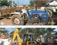 అక్రమంగా మట్టి తరలిస్తున్న 8 ట్రాక్టర్లను ఒక జెసిబి సీజ్ ...