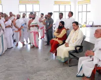 కీసరగుట్టలోని శ్రీ వేంకటేశ్వర వేద విజ్ఞాన పీఠాన్ని సందర్శించిన టిటిడి ఛైర్మెన్  బి.ఆర్. నాయుడు