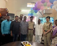 సీసీ కెమెరాలను ప్రారంభించిన సీపీ రష్మీ పెరుమాళ్....