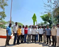 తూప్రాన్ మున్సిపల్ పరిధిలో గాంధీ విగ్రహం ధ్వంసం..... 