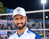 తెలంగాణ సివిల్ సర్వీసెస్ వాలీబాల్ జట్టుకు ఎంపికైన వార్డ్ ఆఫీసర్ రాజుబాబు...