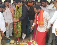 సేవాలాల్ దేవాలయ నిర్మాణానికి భూమి పూజ చేసిన మైనంపల్లి...