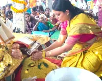 ఘనంగా రాములవారి కళ్యాణం పెద్ద ఎత్తున తరలివచ్చిన భక్తులు...