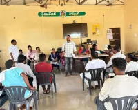 అక్రమంగా నిల్వచేసిన ఇసుక వేలంపాట....