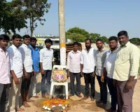 అంబేడ్కర్ విగ్రహ ఏర్పాటుకు భూమి పూజ....