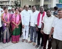మహా పాదయాత్రలో మనోహరబాద్ నాయకులు ....