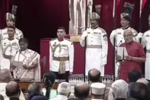 భారత ఉప రాష్ట్రపతిగా సీపీ రాధాకృష్ణన్ ప్రమాణ స్వీకారం