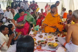 శ్రీ సీతారామచంద్ర స్వామి ఆలయంలో వైభవంగా కళ్యాణోత్సవం....