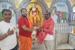 తూప్రాన్ సాయిబాబా ఆలయంలో మనోహర్ రెడ్డి ప్రత్యేక పూజలు ....