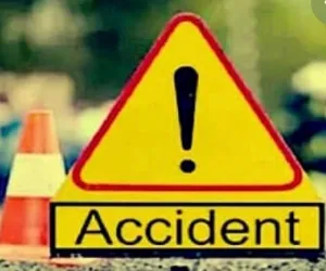 రోడ్డు ప్రమాదంలో ఓ వ్యక్తి 